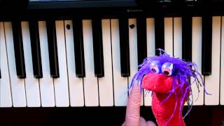 How to play Twinkle Twinkle, piano tutorial for pre school children