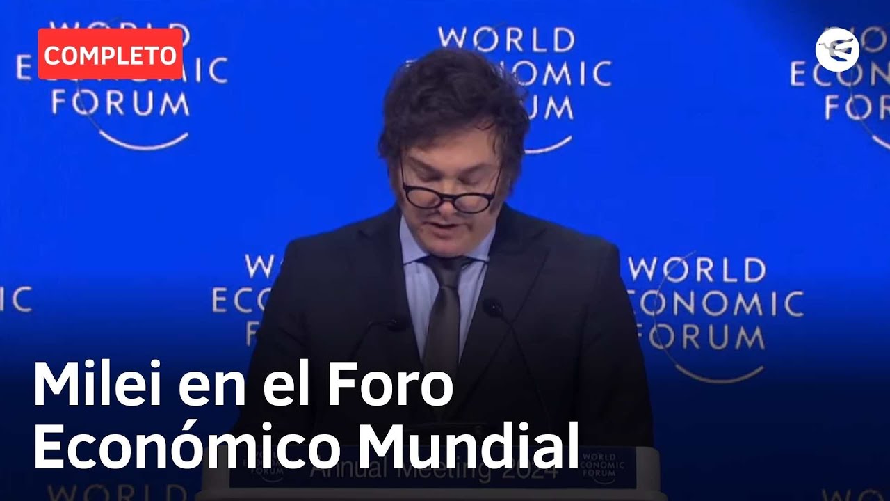 Discurso completo de Javier Milei en DAVOS - YouTube