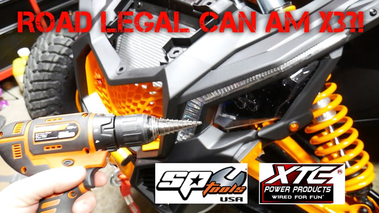 CAN AM X3 GETS ROAD LEGAL THANKS TO XTC AND SP TOOLS USA