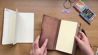 September Leather Travelers notebook - Back on the wagon