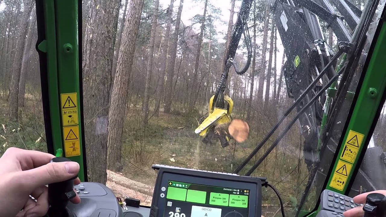 John Deere 1270e IT4 Thinning GoPro4