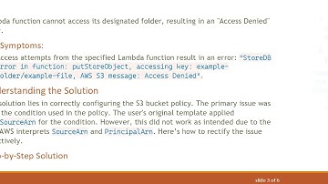 How to Use Amazon S3 Bucket Policies to Restrict Access to a Single Folder for a Lambda Function