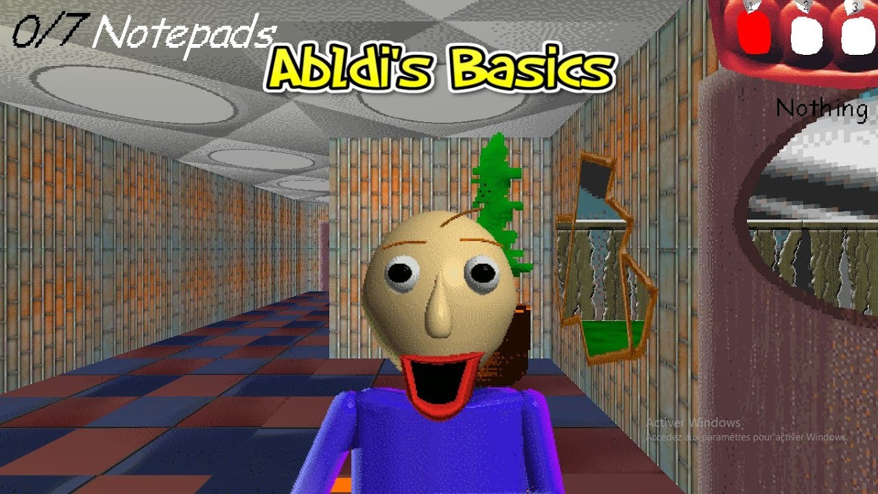 Baldi Lesson Abldi's Lessons of Random Stuff Android (Baldi's Basics Mods) - YouTube