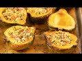 Mediterranean Stuffed Acorn Squash: Thanksgiving Sides