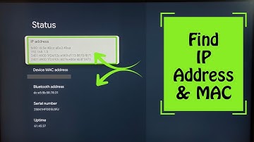 How to Find IP Address and MAC Address of Google Chromecast with Google TV