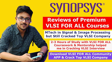 VLSI FOR ALL Reviews - 3 Hours of Study with Coursework & Mentorship helped me a lot | M.Tech in DSP