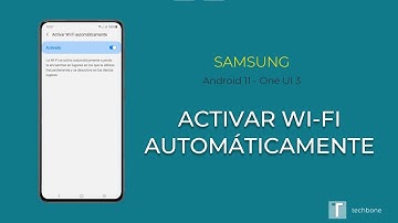 Activar Wi-Fi automáticamente - Samsung [Android 11 - One UI 3]