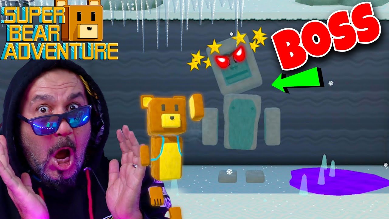 SUPER BEAR ADVENTURE KOCAAYAK BOSS GELDİ! 4.BÖLÜM