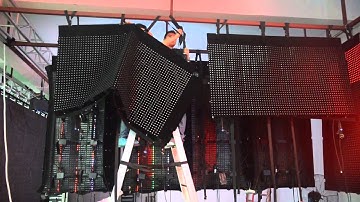 FLC 1000 P30 Flexible LED Display, LED Mesh, Big size Screen, advertising LED Screen