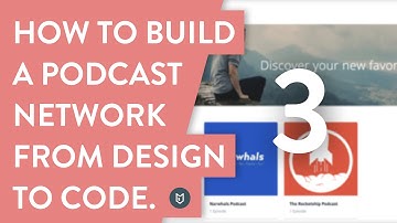 Low Fidelity Wireframes - How to build a podcast network with Rails 4