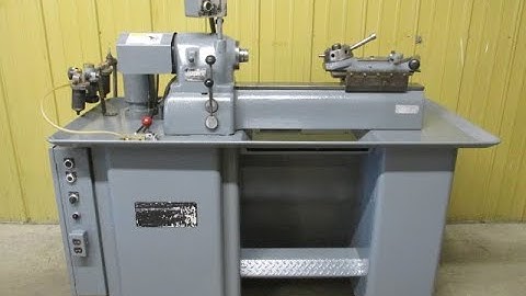 Hardinge DSM-59 Precision Turret Lathe w/5C Pneumatic Collet Closer