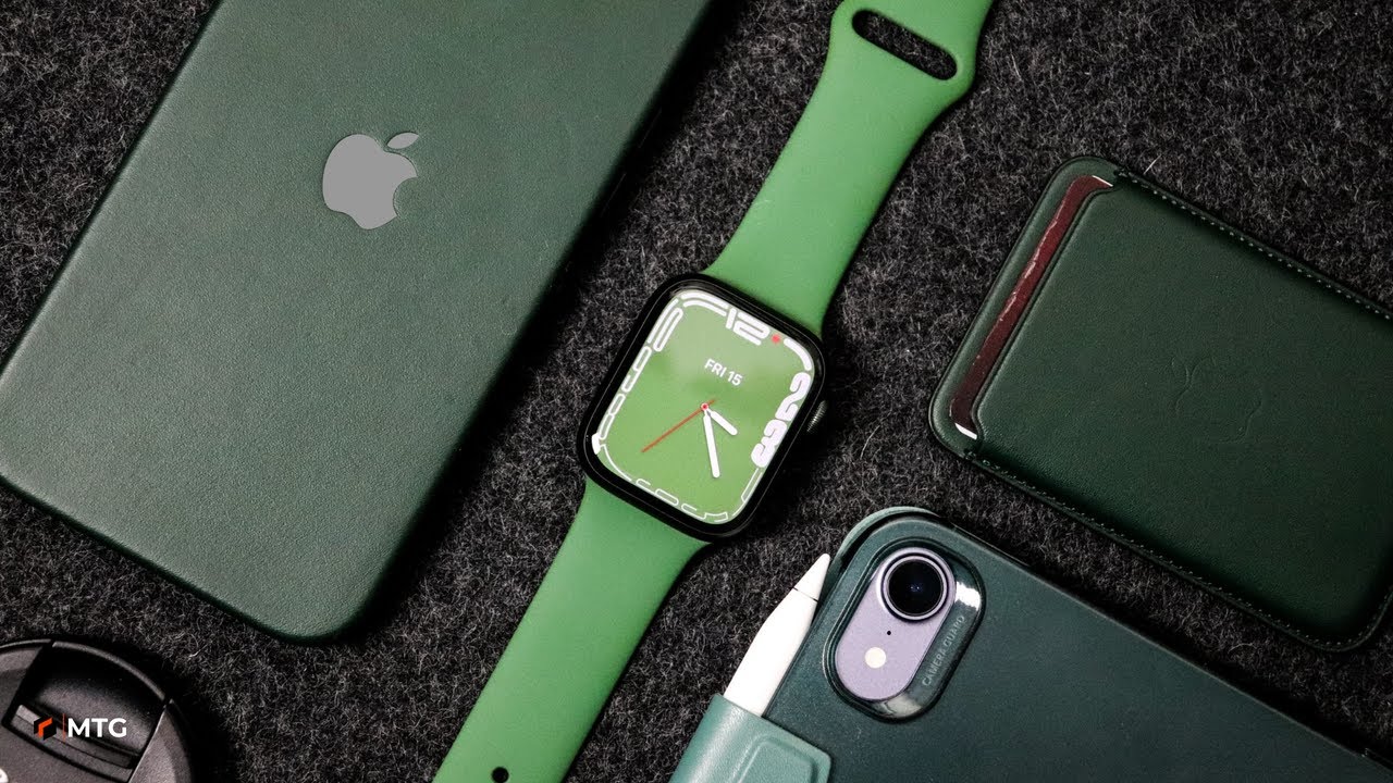 Apple Watch Series 7 VERDE! A cor mais bonita 😍. Unboxing. 