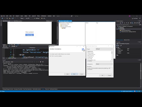 Create MSI/Setup.exe from C# Desktop Project w/ Visual Studio 2019