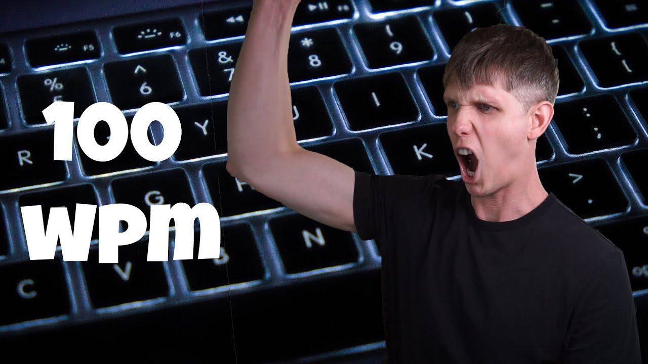 how to learn to type 100 wpm