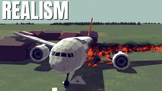 Realistic Airplane Crashes and Failed Landings #8 | Besiege