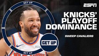 Knicks have PUMMELED teams in these playoffs 😤 New York sweeps Cavaliers en route to Finals | Get Up