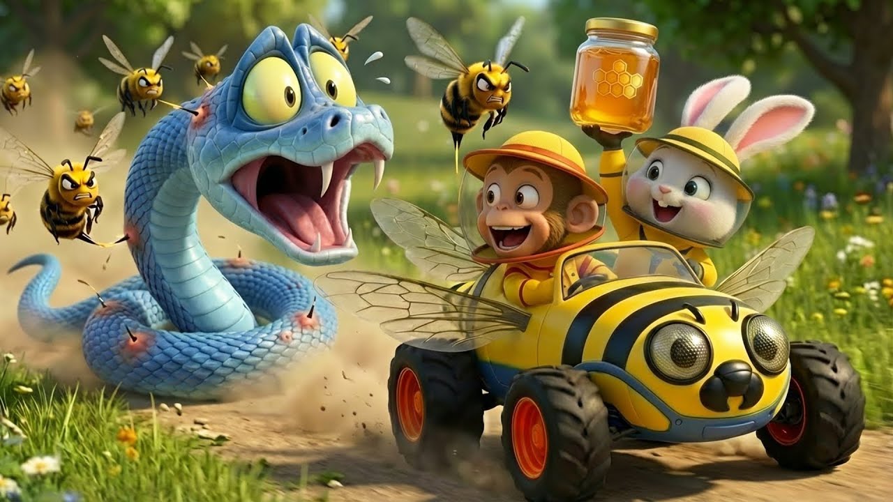 Monkey Funny | Winter Survival Story | Teaching Care and Respect | Monkey Cartoon