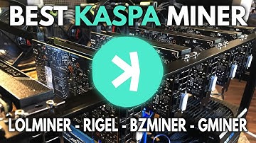 Best Kaspa Coin Miner Program | LolMiner vs Bzminer vs Rigel Miner vs GMiner