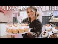 A DAY IN MY LIFE! || work with me at a bakery! 🧁🍪