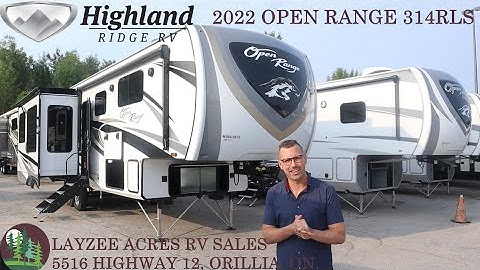 2022 Highland Ridge Open Range 314RLS - Layzee Acres RV Sales