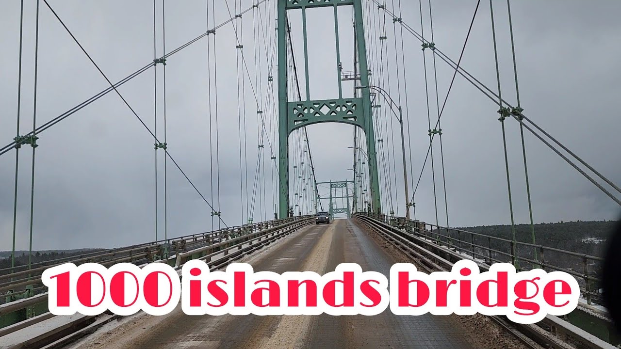 BORDER CROSSING STATION IN  LANSDOWNE ONTARIO ( 1000 ISLANDS )