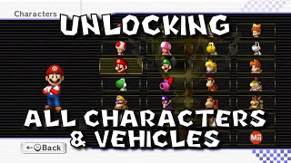 Mario Kart Wii - Unlocking All Characters & Vehicles