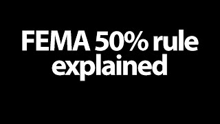 The FEMA 50% rule explained for hurricane damaged homes