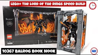LEGO® Icons 10367 The Lord of the Rings: Balrog Book Nook Speed Build