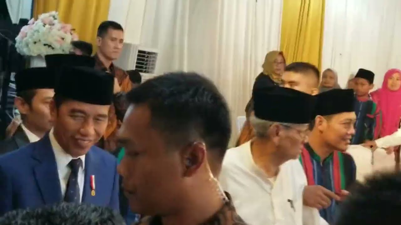 Pernikahan Gus Alam & Ning Rina di hadiri Presiden RI Bapak Ir.Joko Widodo