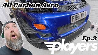 The Road To Players Ep. 3 | Ford Focus RS Front End Rebuild Big Aero #carbuild #focusrs #carvlog