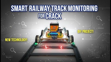Railway Track Crack Detection System #diy #experiment #robot #robots  #railway #robotics #diy #video