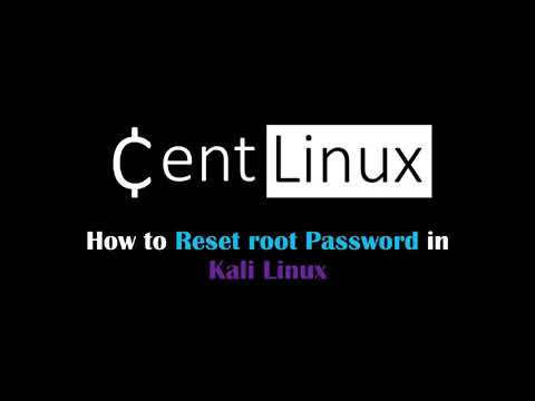 How to Reset root Password in Kali Linux 2023.3