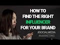How to find the right social media influencer to work with your brand | #ChiaExplains