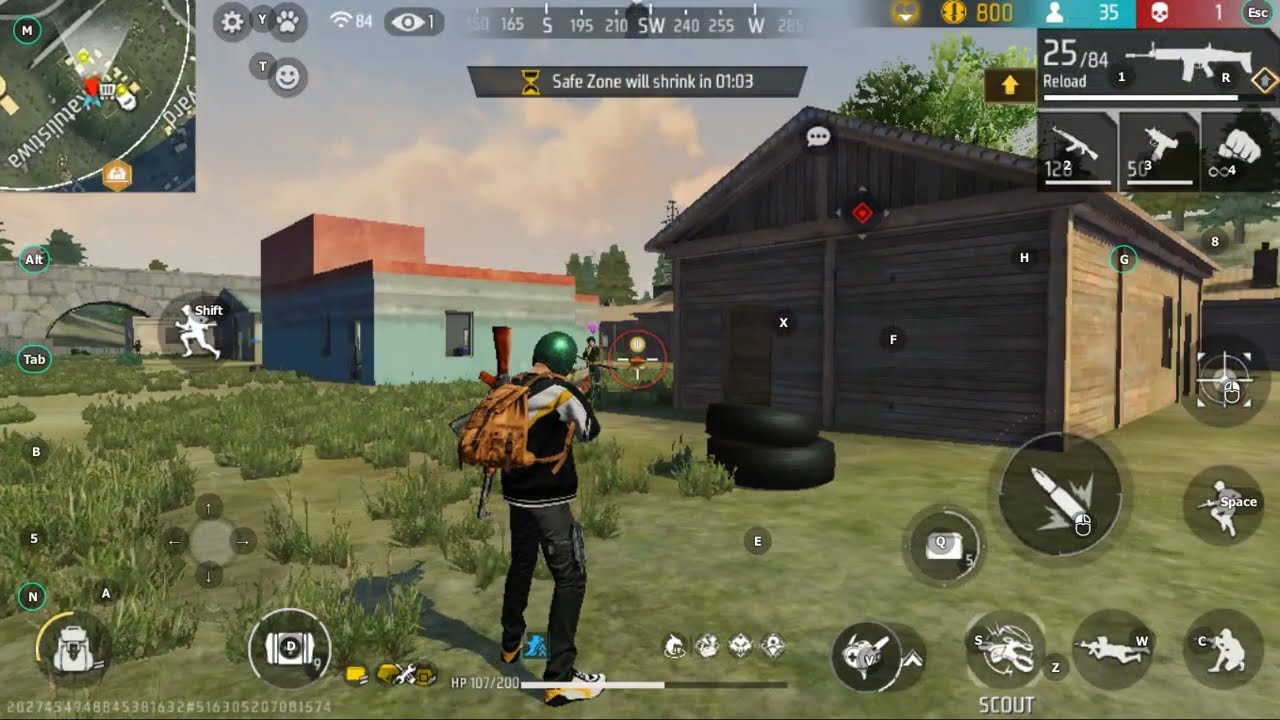 i can play free fire in lenovo emulator