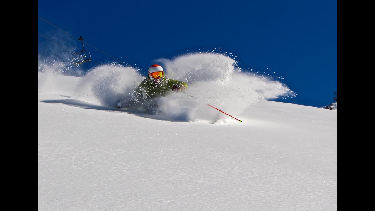 Valle Nevado Powder Skiing Youtube within How To Ski In Powder