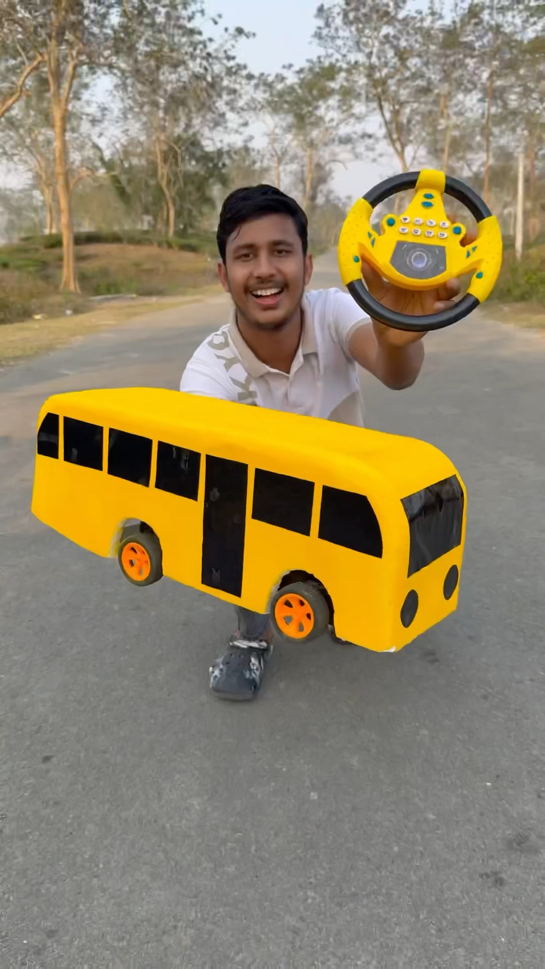 Home made rc bus Unboxing and testing