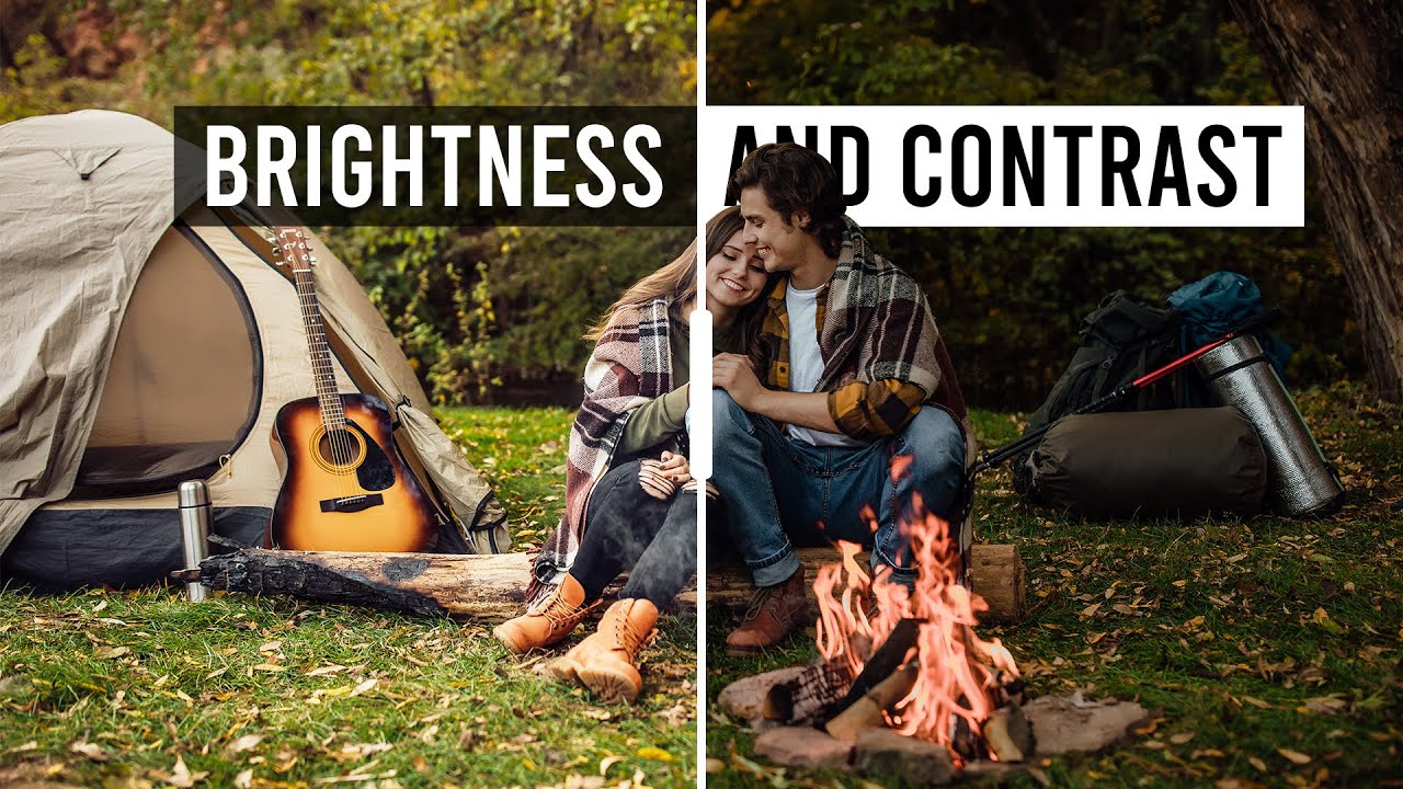 how to adjust brightness and contrast in photoshop?