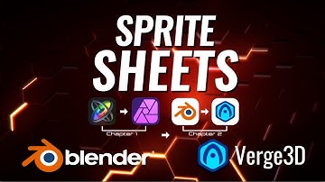 How to animate Sprites Sheets in Blender and Verge3D