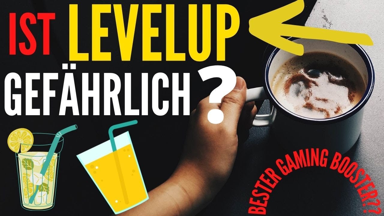 Ist LevelUp  GEFÄHRLICH für die GESUNDHEIT ?! | Gaming Booster LevlUP besser als Energy Drink? |  🧐