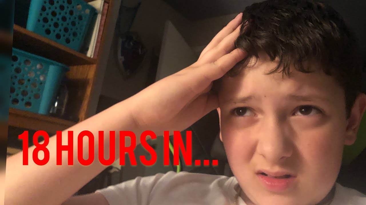 LOCKED IN MY ROOM FOR 24 HOURS YouTube