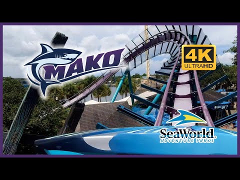 SKYFOX Drone Zone: Mako roller coaster at SeaWorld Orlando