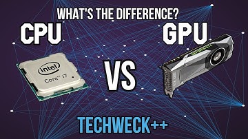 CPU vs GPU - What