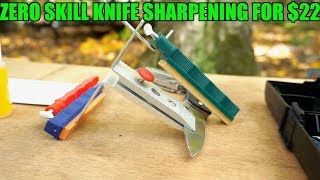 LANSKY CONTROLLED ANGLE KNIFE SHARPENING SYSTEM | Another great beginner sharpening system.