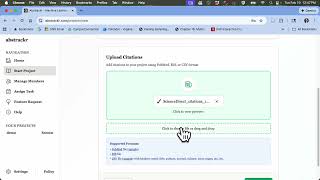 How to start a project in Abstrackr and remove duplicates