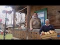 How romanians live high in a mountain village cooking delicious food