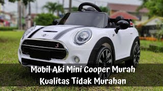 Mini Cooper Battery Toy Car - Pliko (Mobil mainan Pliko Mini Cooper)