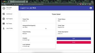 Ticket Management App Demo