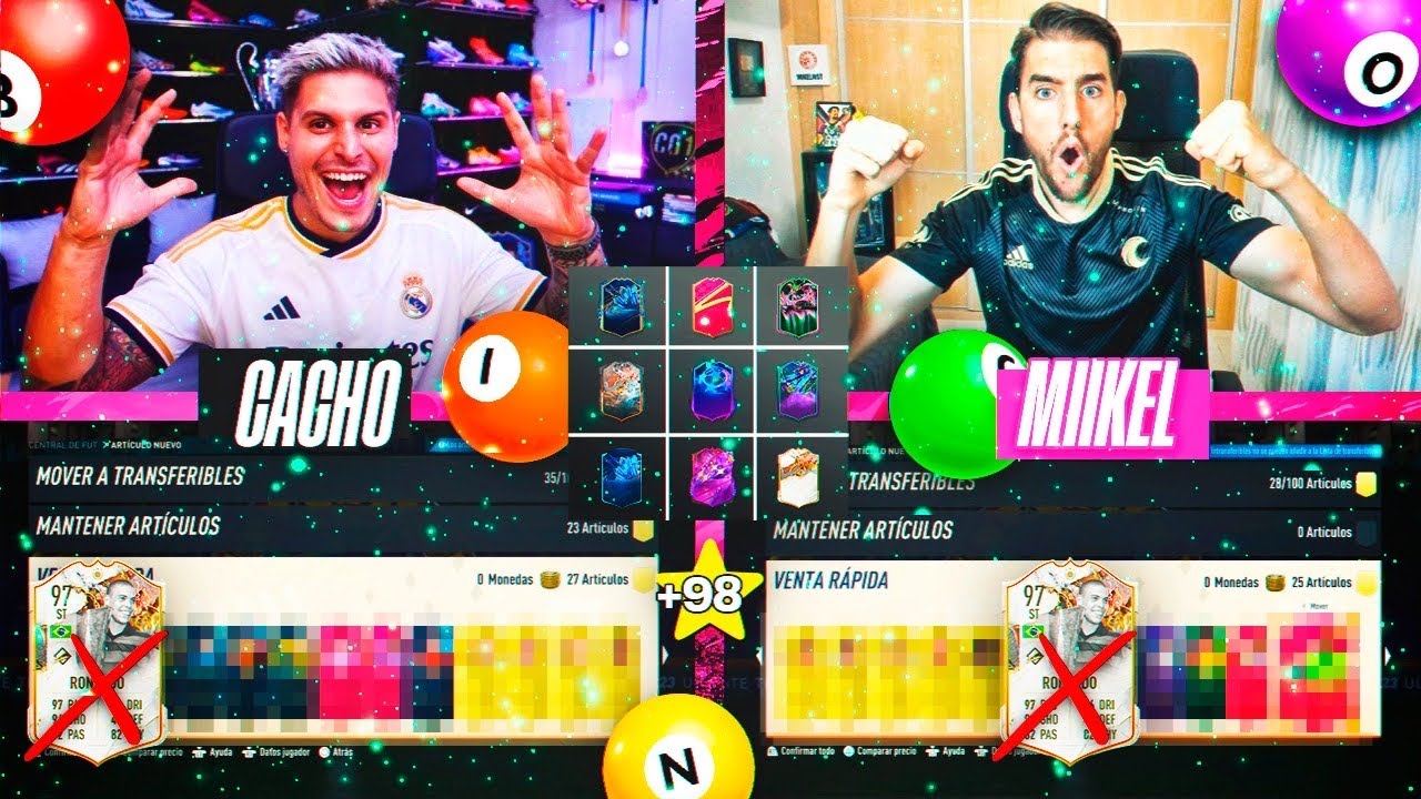 QUIEN PIERDA DESCARTA A NAZARIO MOMENTS!! FIFA BINGO VS MIKEL!! | FIFA 23