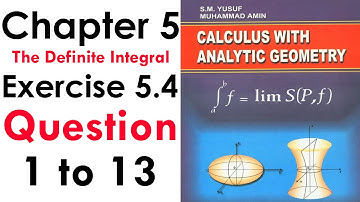 BSc - Chapter 5 Exercise 5.4 Question 1 to 13 | OFW