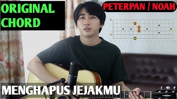 (TUTORIAL GUITAR) Menghapus Jejakmu - Noah / Peterpan (Chord Asli) Versi Petikan!